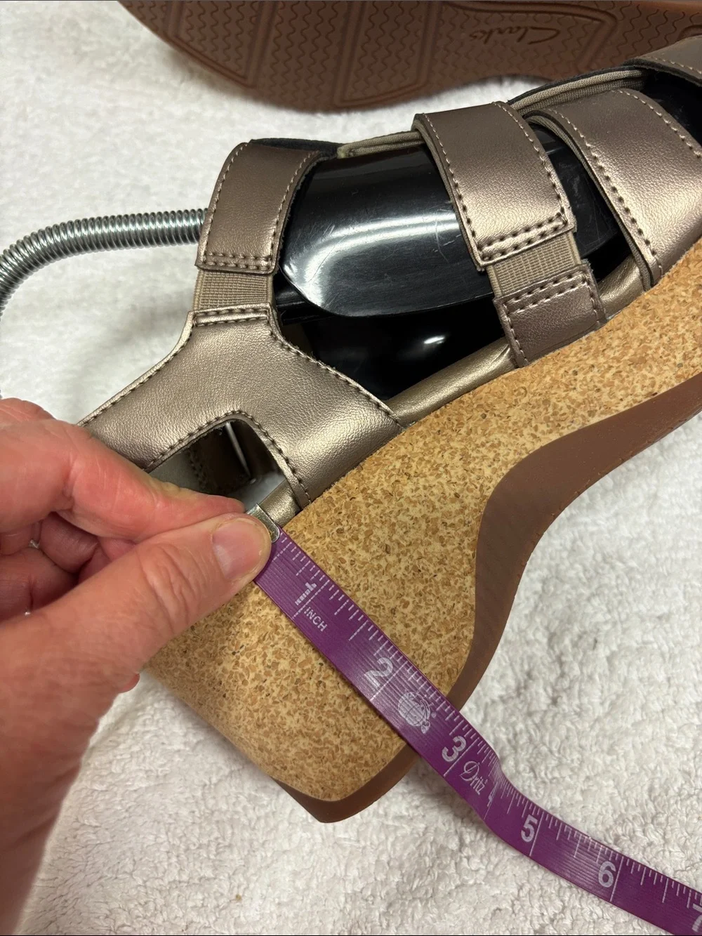 Clarks stylish metallic
